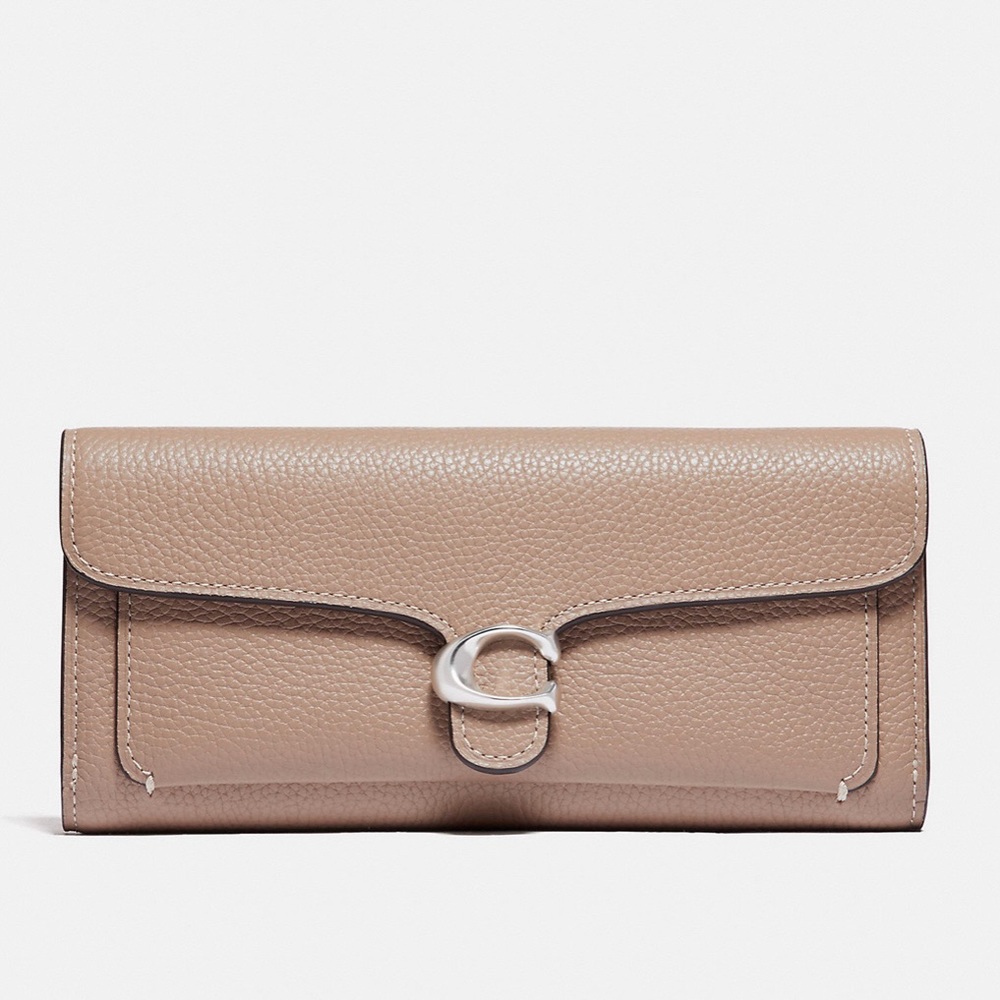 NWT COACH Tabby Long Wallet - Taupe